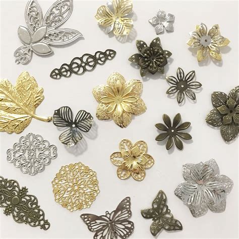 Metal Embellishments for Crafting 